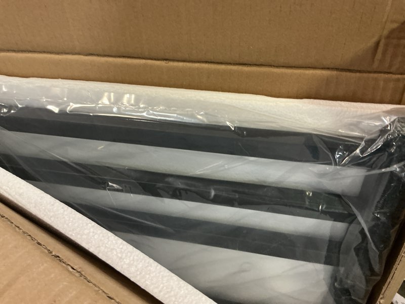 Condition photo showing Good Condition for Tower Warmer Rack, 6 Bars Stainless Steel Wall Mounted Electric Heated Towel Rack for Bathroom, Built-in Timer, Hard-Wired & Plug in, Glossy Black (Glossy Black)