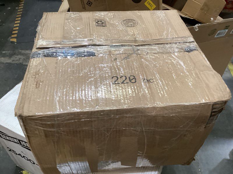 Condition photo showing As Is for storage container