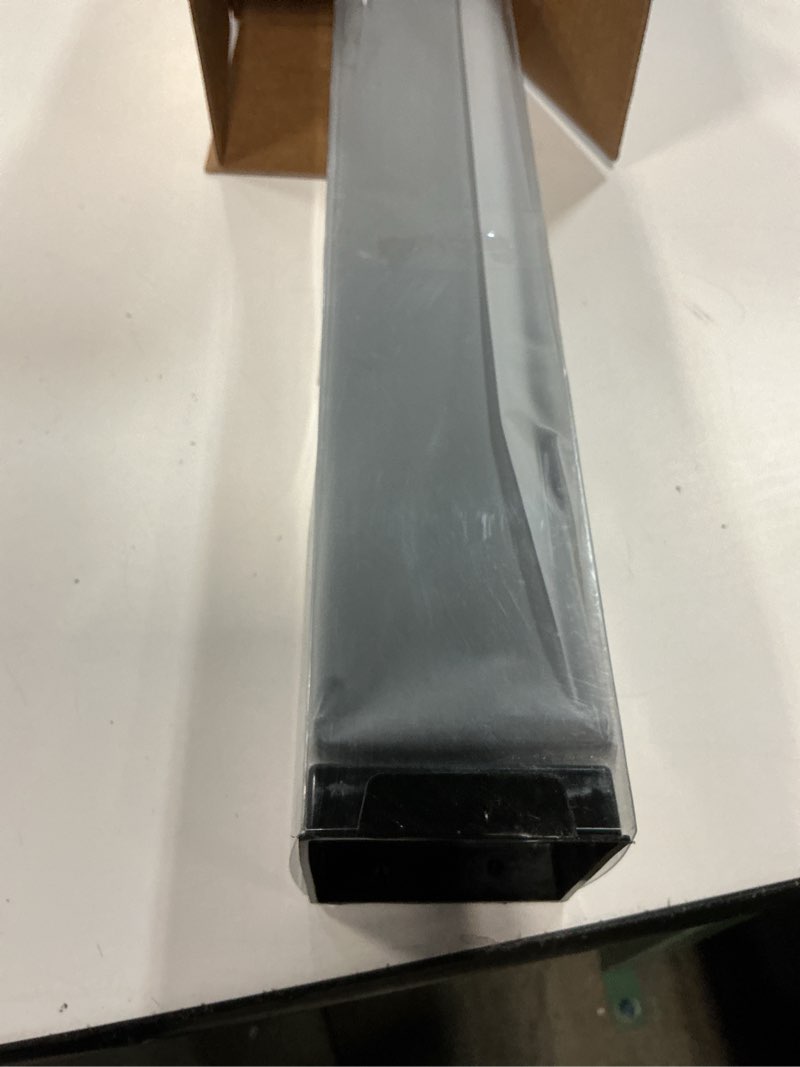 Condition photo showing New/Like New for aosky blackout roller shades cordless blinds for windows, free-stop shades with valance, thermal insulated fabric, uv protection, natural woven blinds for home and office (27.5" w x 72" h, black) black 27.5"w x 72"h