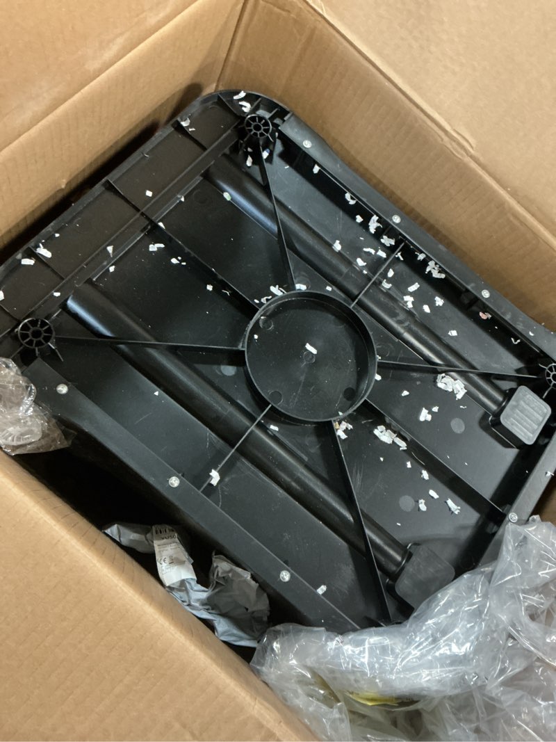 Condition photo showing As Is for Amazon Basics 150 Sheet Autofeed Micro Cut Paper Credit Card Shredder for Security, Black