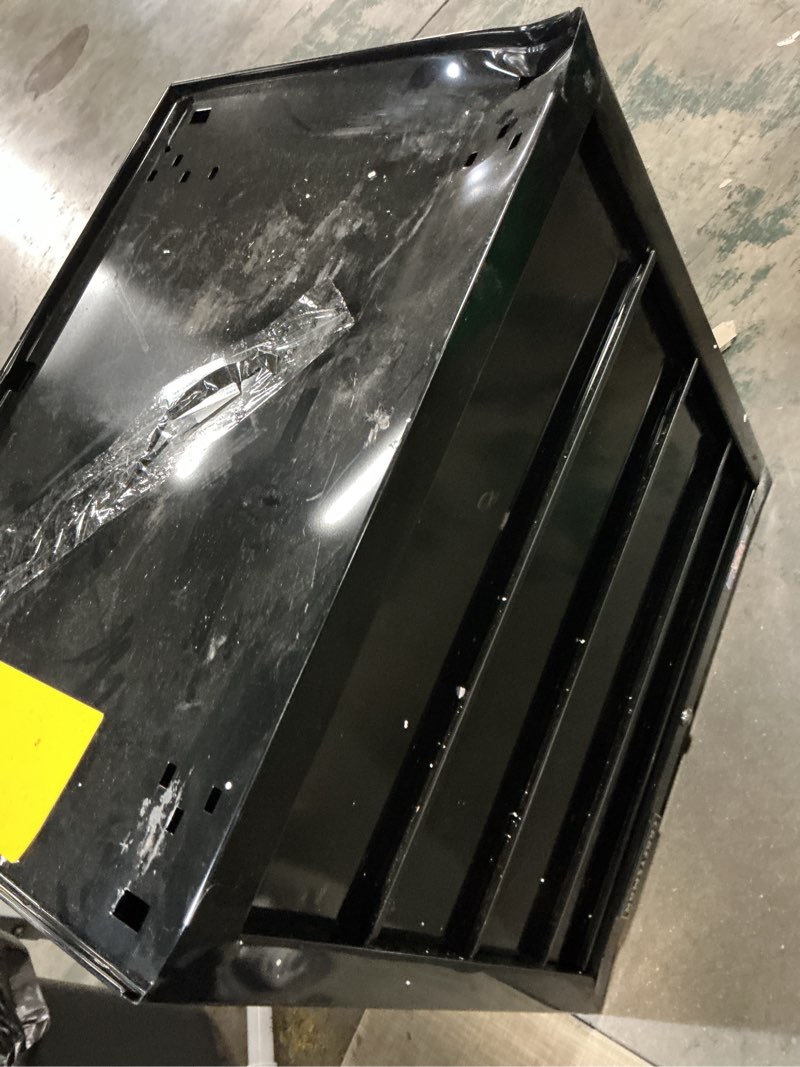 Condition photo showing As Is for craftsman 1000 series 26.5-in w x 32.5-in h 4-drawer steel rolling tool cabinet (black)