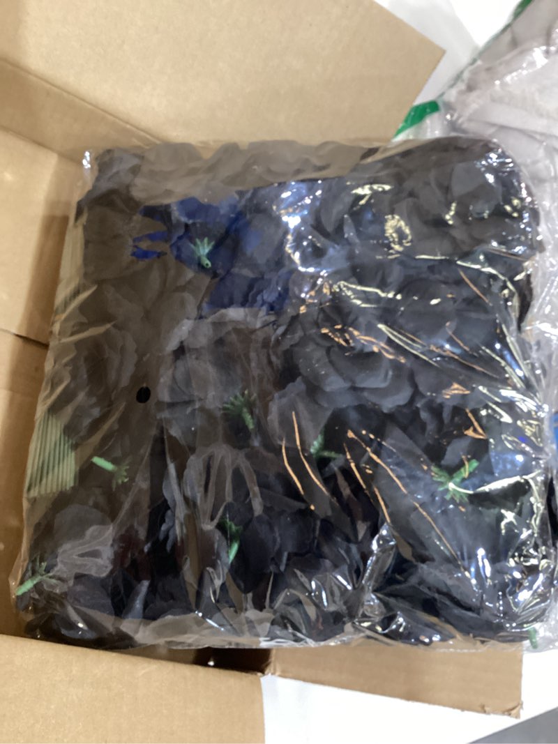 Condition photo showing Good Condition for lelee rose head flowers with stem - 108pcs black roses artificial flowers bulk - silk rose fake flower for bridal gothic wedding bouquet party home decor diy centerpieces hotel decorations