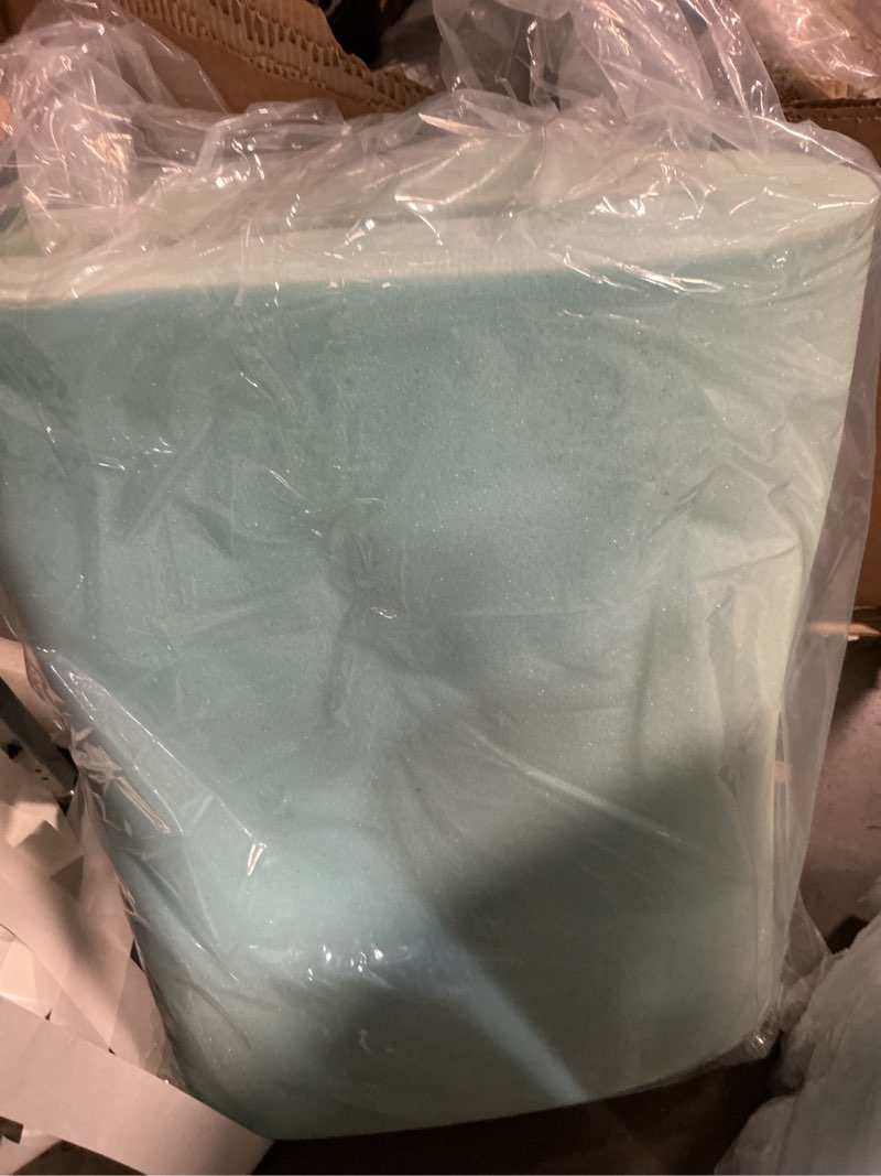 Condition photo showing As Is for Best Price Mattress 3 Inch Ventilated Memory Foam Mattress Topper, Cooling Gel Infusion, CertiPUR-US Certified, Dorm Essentials, Full Full 3 Inch