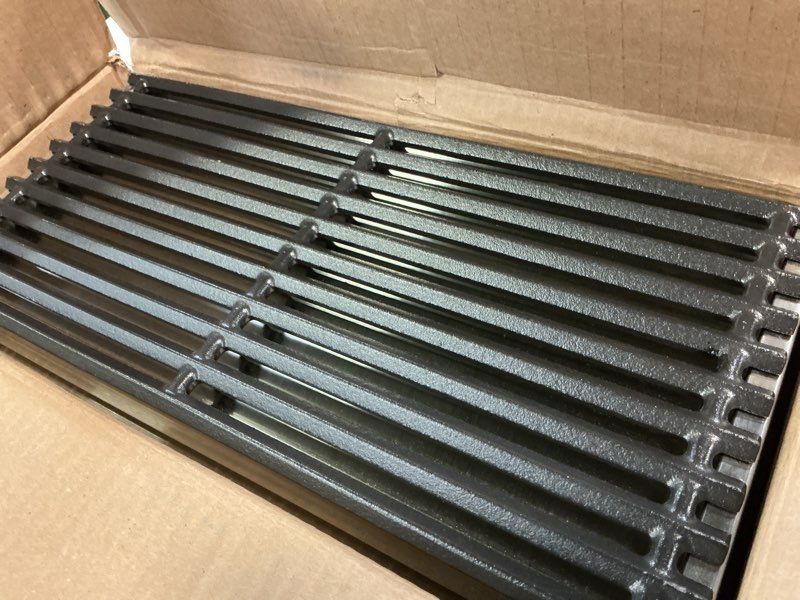 Condition photo showing Good Condition for emitter plate & grill grate for charbroil commercial 3 burner gas grill parts 463242516 463242515 463367016 466242615 466242516 466242616 463346017, parts for charbroil tru infrared g466-0025-w1 grill 17 1/8"l×8 1/8"w + 17"l×7 5/8"w