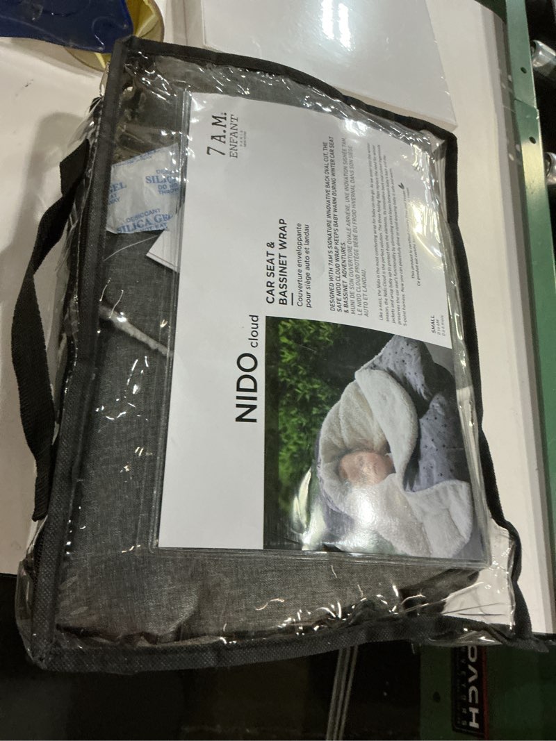 Condition photo showing Good Condition for 7AM Enfant Baby Car Seat Covers - Nido Cloud Heavyweight Baby Blanket Wrap for Boys & Girls, Winter Swaddle, Rain Repellent, Universal for All Bassinets, Prams, Buggy, Strollers & Car Accessories