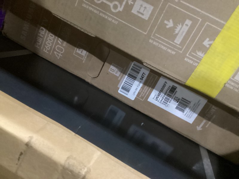 Condition photo showing As Is for SAMSUNG 40-Inch Class Full HD F6000 Smart TV (2025 Model) HDR, Object Tracking Sound Lite, Knox Security, One UI Tizen, Smart TV 40-Inch F6000 Series