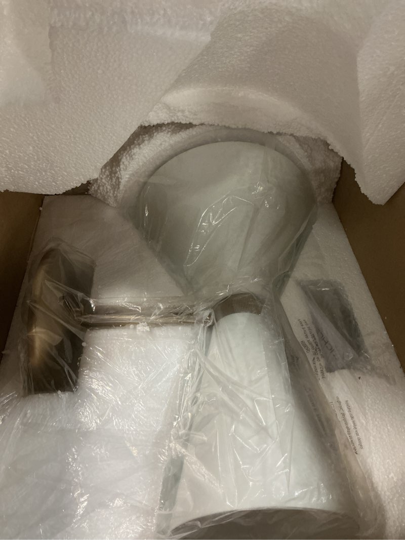 Condition photo showing Good Condition for Kichler Phix 13.5 Inch 2 Light Wall Sconce in Champagne Bronze with White