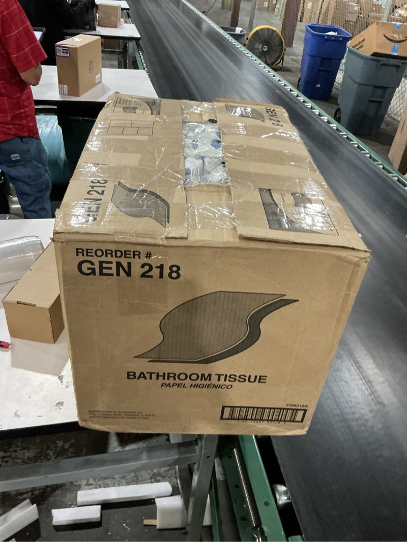 Condition photo showing New/Like New for Boardwalk 2-Ply Bathroom Toilet Paper Tissue, Septic Safe, 500 Sheets/Roll, Bulk Quantity 96 Rolls/Carton, 4" x 3", White