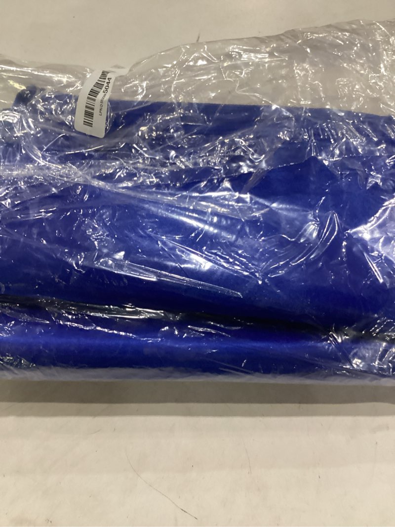 Condition photo showing New/Like New for wish care 4 pack royal blue rectangle table clothes for 8 foot tables, polyester fitted tablecloths 8ft stretch table cover for wedding, birthday, parties, trade show, craft show 96" x 30" (8 ft - 4 pcs) royal blue