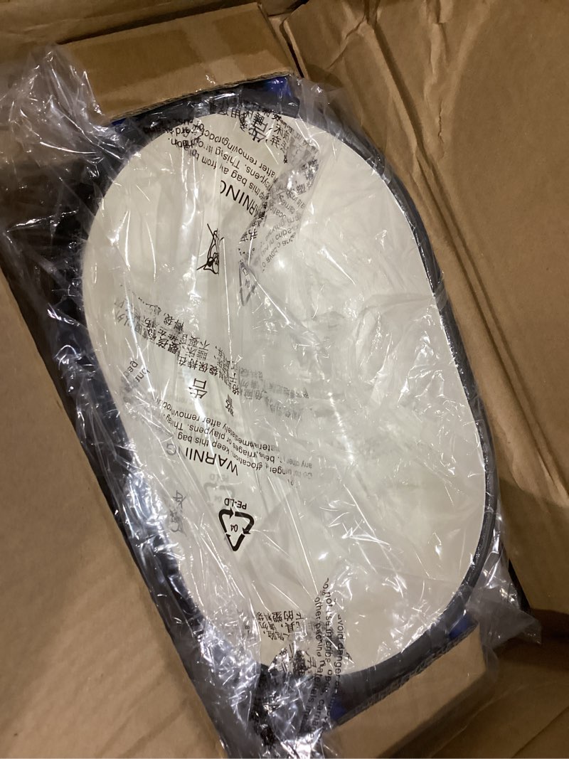 Condition photo showing Good Condition for Enameled Cast Iron Sourdough Bread Oven, Dutch Oven, Loaf Cast Iron Bread Pan for Homemade Bread Baking, Meatloaf Pan with Lid, 5QT, Blue 5 QT Blue