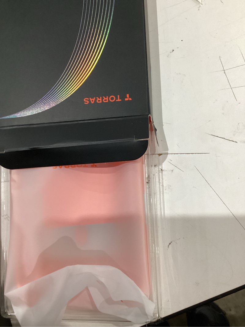 Condition photo showing Good Condition for torras strong magnetic & seamless stand for iphone 17 pro max case, fit for magsafe, military grade drop protection, adjustable kickstand for iphone 17 pro max case translucent matte cosmic orange cosmic orange for iphone 17 pro max