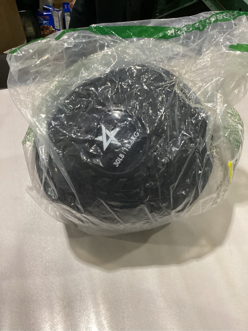 Condition photo showing Good Condition for Yes4All Slam Balls, 10-40lb Weighted Ball Weight, Durable PVC Sand Filled Workout Dynamic Slam Ball for Core Strengthen Black 10lbs