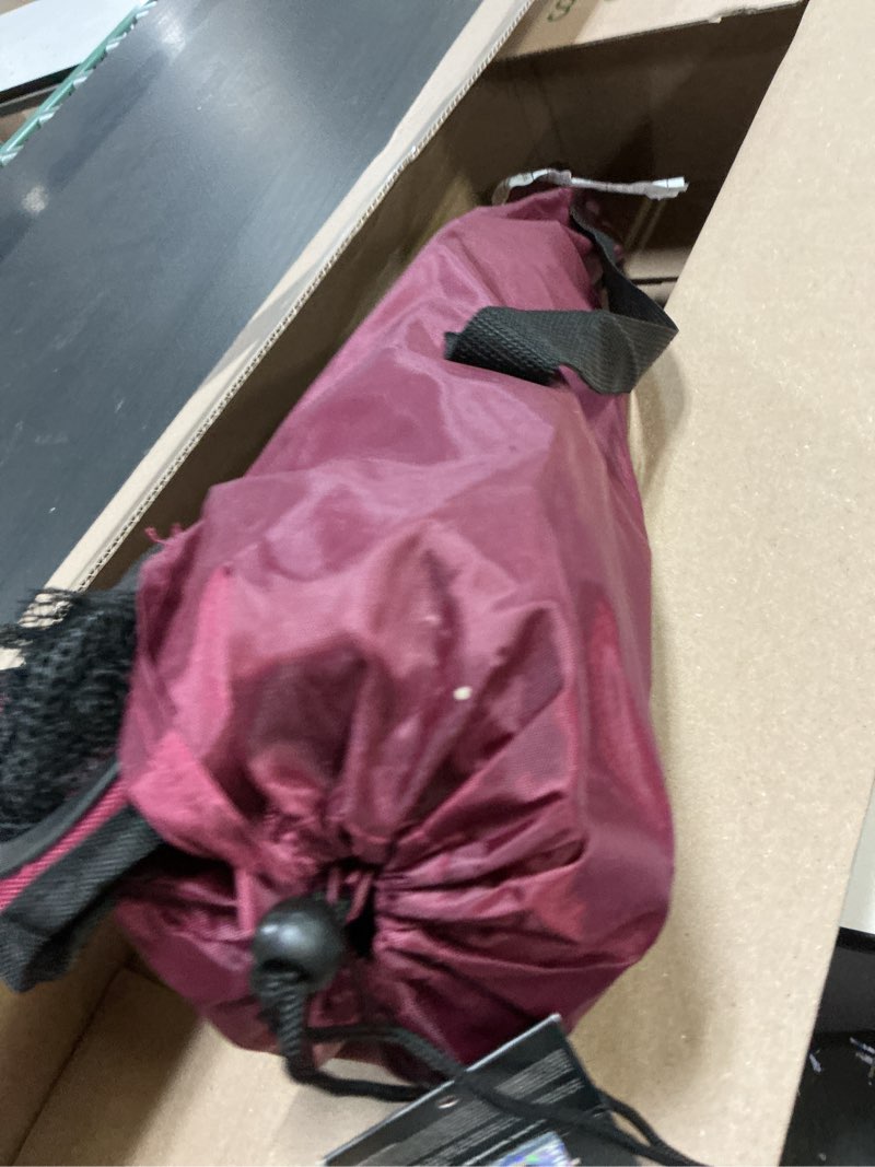 Condition photo showing Good Condition for logo brands ncaa portable quad chair – folding tailgate chair with armrests, built-in cup - includes carry bag mississippi state bulldogs