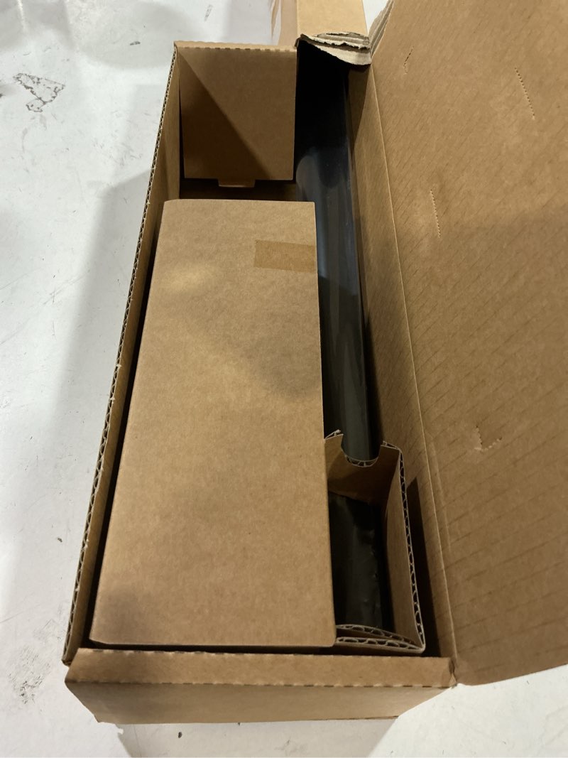 Condition photo showing Good Condition for ivilon drapery treatment window curtain rod - square design 1 1/8 rod. 28 to 48 inch. black 28 to 48 in.