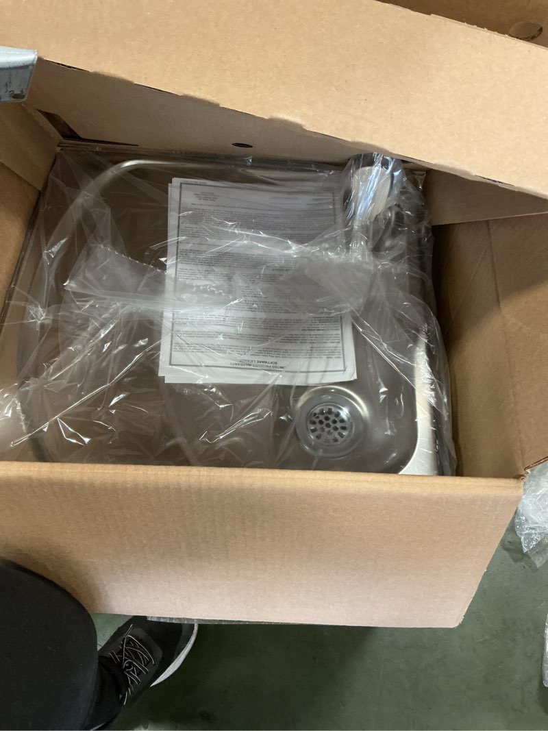 Condition photo showing Good Condition for Elkay Wall Mount Mechanical Activation ADA Cooler Filtered Refrigerated Light Gray Granite