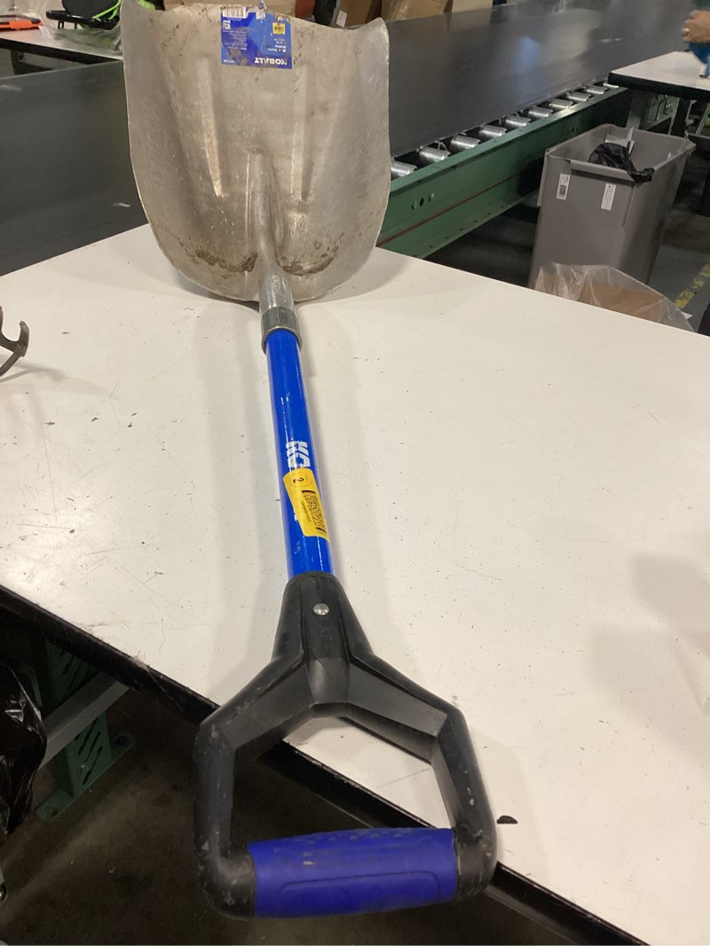 Condition photo showing As Is for kobalt 30\" wood d-handle scoop/ shovel