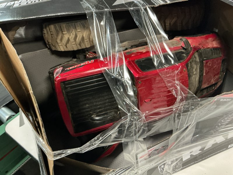 Condition photo showing As Is for adventure force 1:10 ram truck radio controlled vehicle