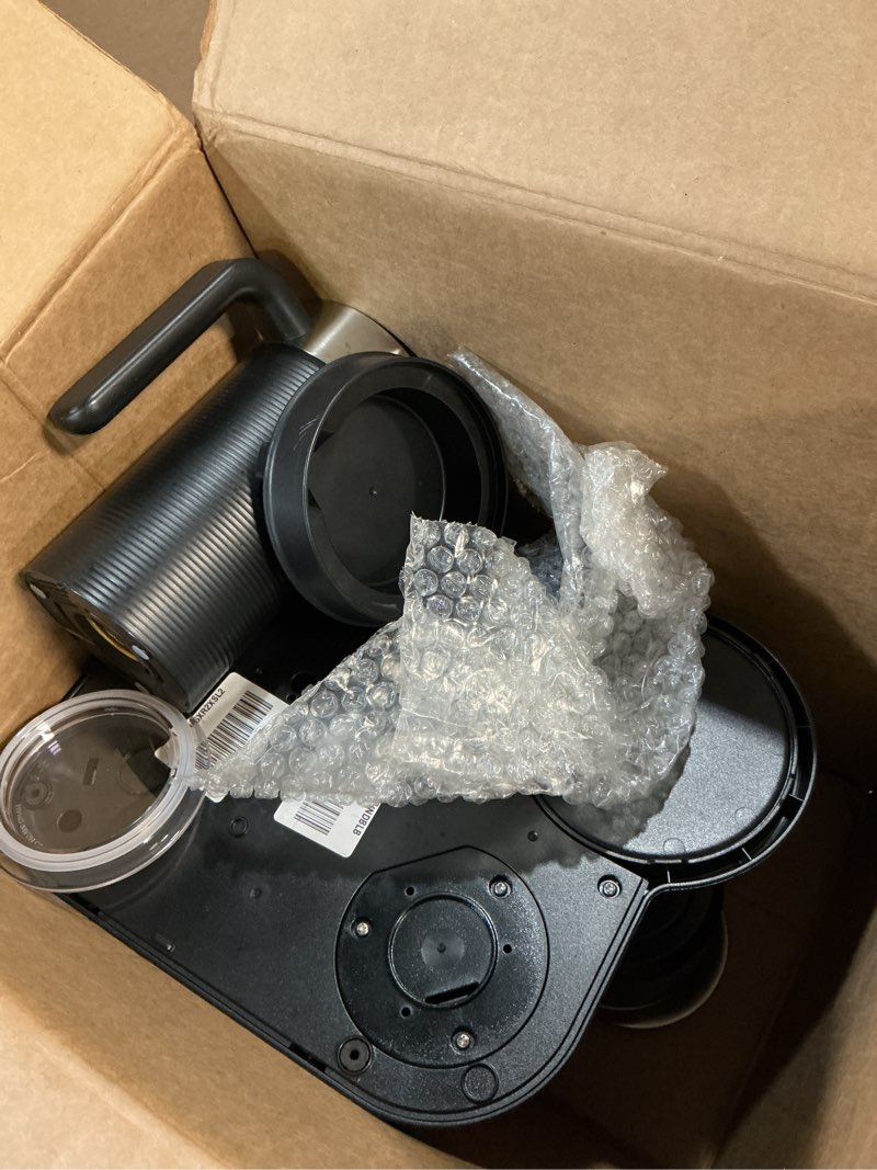 Condition photo showing As Is for keurig k-café smart single serve coffee maker with wifi compatibility, latte and cappuccino machine with built-in frother, 6 brew sizes, black