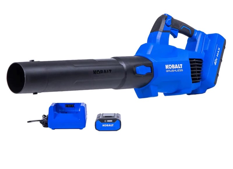 kobalt gen4 40-volt 520-cfm 120-mph battery handheld leaf blower 4.0 ah battery included