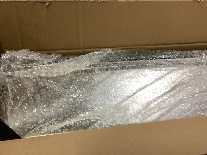 Condition photo showing New/Like New for Stainless Steel Litter Box with Lid, 6” Deep Pan, Extra Large Litter Box for Big Cats, Anti-Leakage, Odor Free, Front & Top Dual Entry, Includes Litter Mat & Metal Scoop Grey 1 Pack X-Large