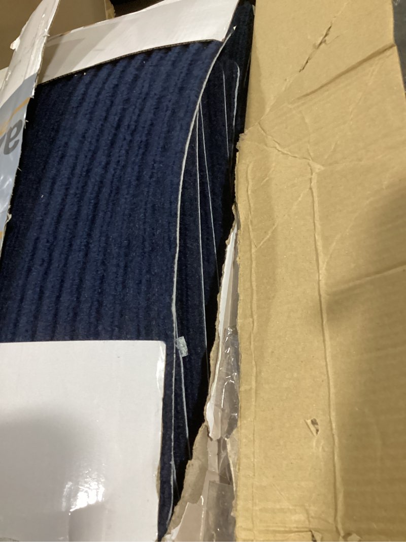 Condition photo showing Good Condition for (similar) non-slip carpet stair tread mat 31\" x 31\" landing rug-matching mat non-skid safety rug slip resistant,blue 2'7\" x 2'7\" (rectangular) blue