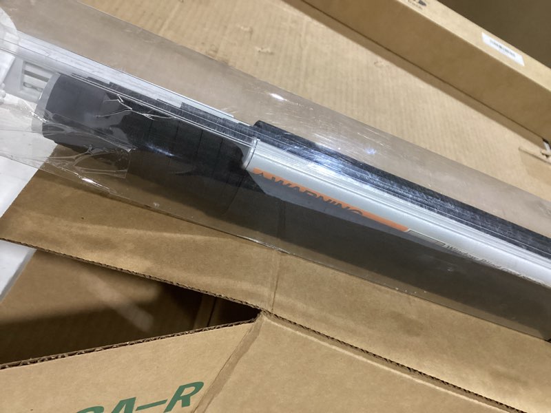 Condition photo showing Good Condition for Allbright 100% Blackout Cordless Roller Shades for Windows, Thermal Insulated UV Protection, Window Roller Blinds for Home, Office, Bedroom, Door, 15" W x 64" H, Black Black 15"W*64"H