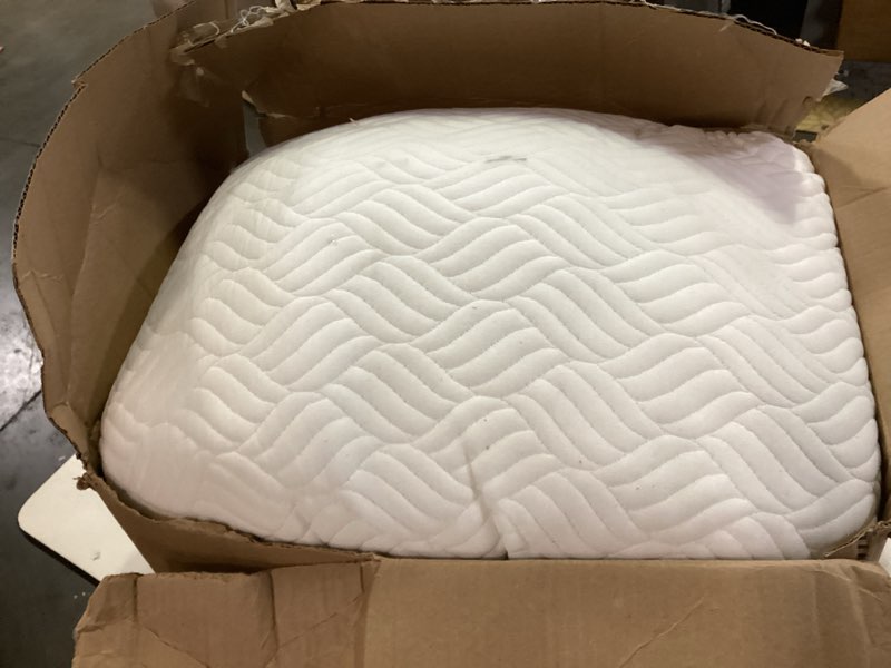 Condition photo showing As Is for Cooling Pillows Queen Size Set of 2, Memory Foam Pillows with Zipper, Adjustable Firmness for Sleeping Cool Cold Pillow to Hot, Side, Back and Stomach Sleepers, 2 Pack, 20x30 Cooling Blue Cover Queen (Pack of 2)