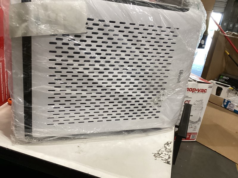 Condition photo showing As Is for levoit air purifier for home large room up to 1073ft² with air quality monitor, aham verifide, smart wifi, washable pre-filter, hepa sleep mode for pets, allergies, dust, pollen, vital 100s-p, white white air purifier