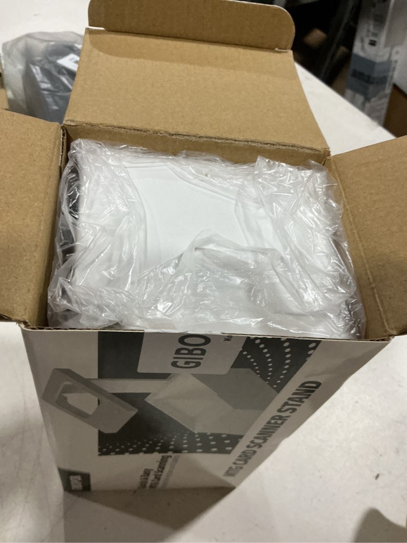 Condition photo showing Good Condition for mtg card scanner stand for manabox, adjustable phone holder, sloped tray trading card scanner for standard size cards, fast card catalog tool for sleeved & unsleeved cards