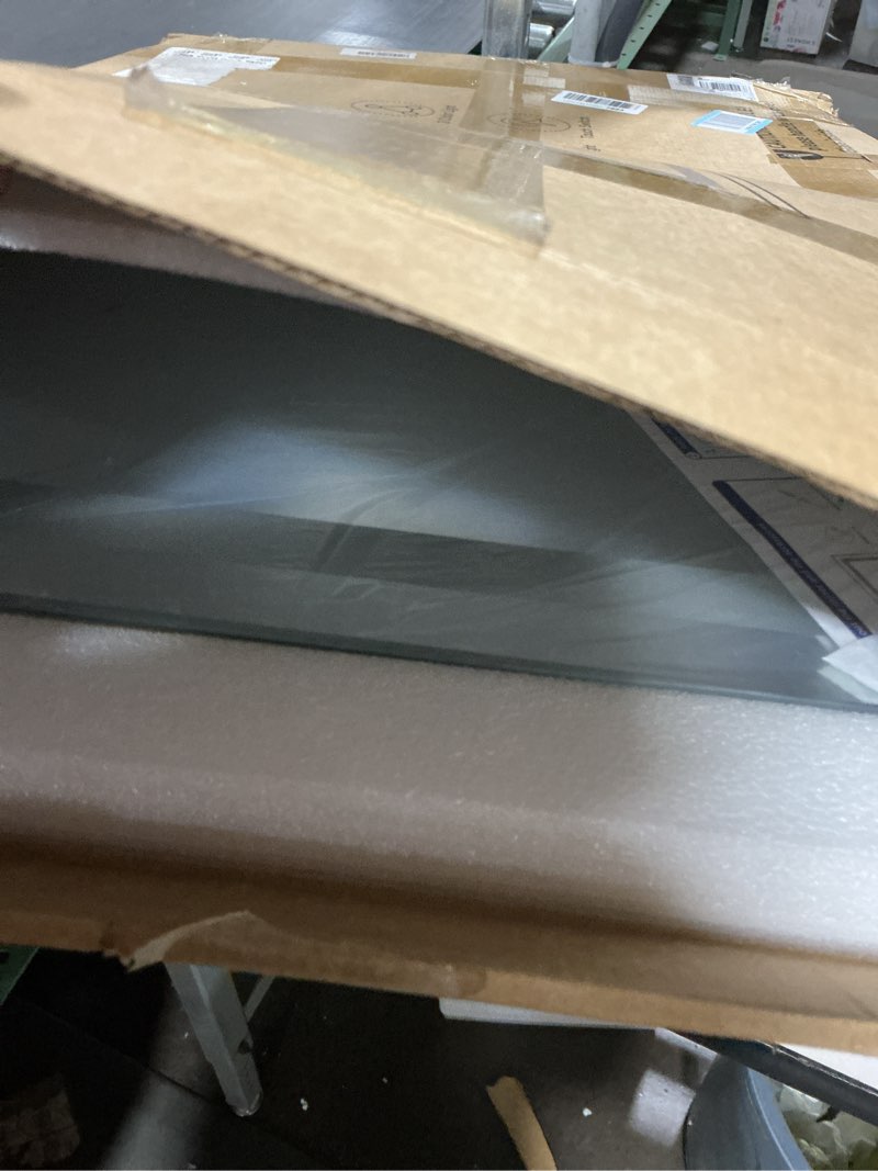 Condition photo showing Good Condition for ROLOVE Vanity Mirror with Lights, 32" x 22" Large Lighted Vanity Mirror with Dimmable 3 Modes, LED Makeup Mirror, 10X Magnification, USB Charging Port, Tabletop or Wall-Mounted Square Gold Gold 31.5"L x 21.6"W