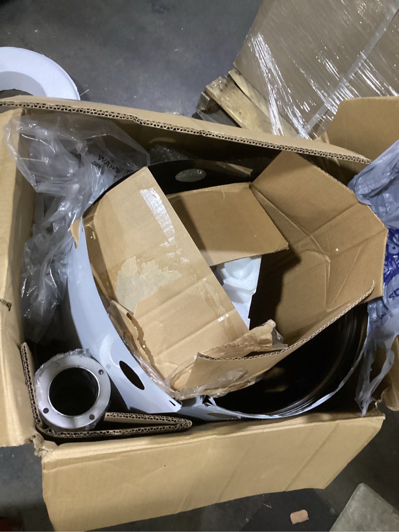 Condition photo showing As Is for master forge 48000 -btu stainless steel stainless steel floorstanding liquid propane patio heater item #1148805 | model #nczh-g-lass