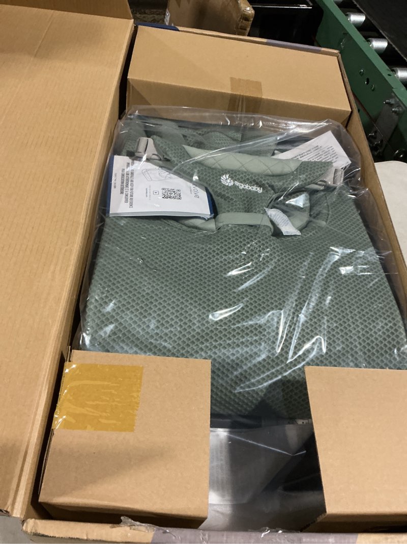 Condition photo showing Good Condition for Ergobaby Evolve 3-in-1 Mesh Bouncer, Adjustable Multi Position Baby Bouncer Seat, Fits Newborn to Toddler, Sage Green Mesh Sage Green Mesh Bouncer