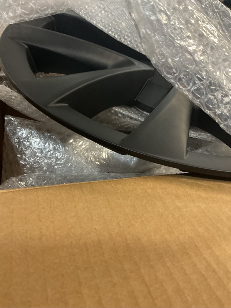 Condition photo showing New/Like New for tesla highland wheel cover,hubcaps 18 inch,matte black abs symmetry design compatible with tesla model 3 highland 2024 2025 photon wheel 18" for 2024 2025 highland