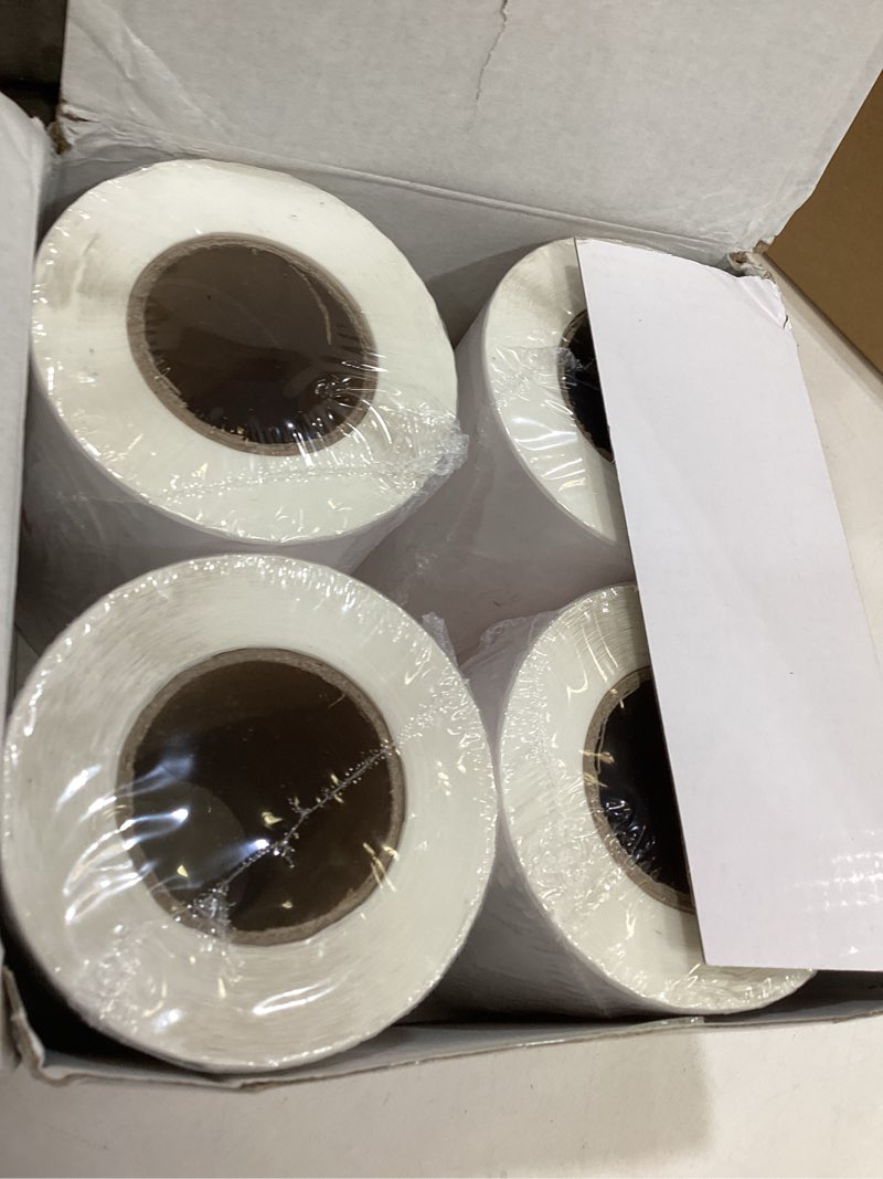 Condition photo showing Good Condition for hybsk 4x3 inch direct thermal labels for shipping, barcodes, address, compatible with rollo label printer & zebra desktop printers (1 roll white) 4"x3" 1 roll white