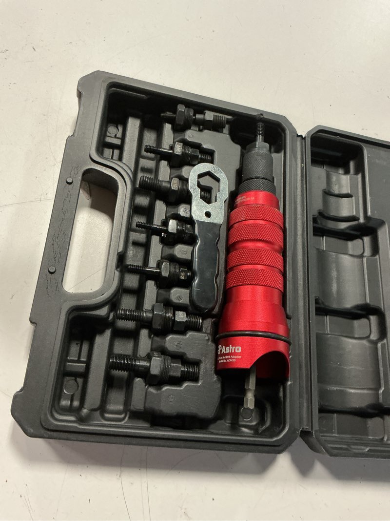 Condition photo showing Good Condition for astro pneumatic tool adn38 xl rivet nut drill adapter kit - 3/8" capacity