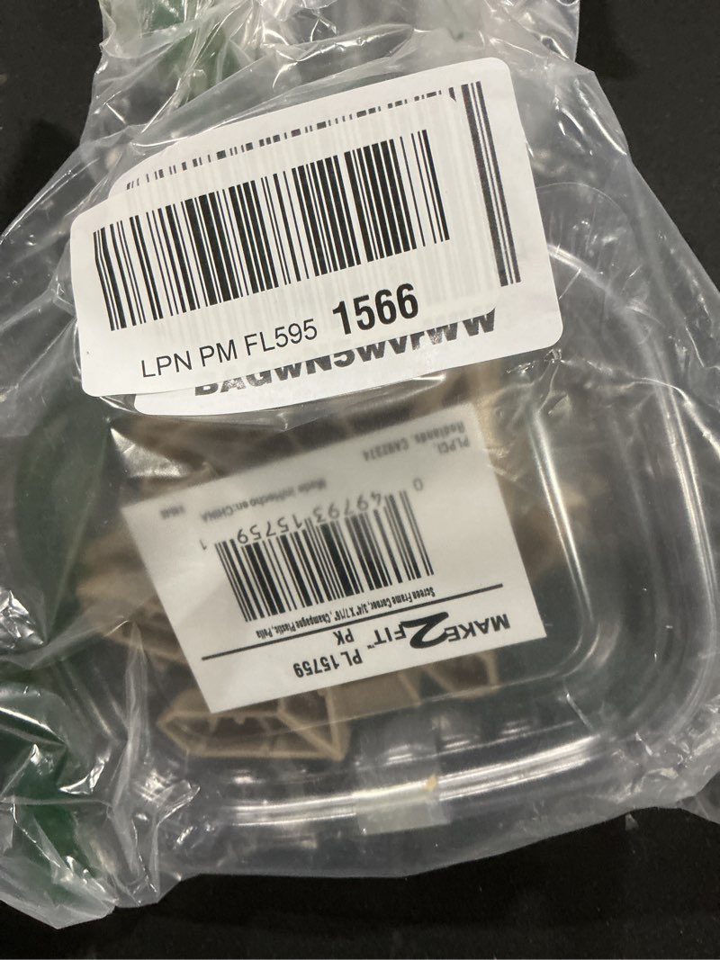 Condition photo showing Good Condition for Prime-Line PL 15759 3/4 In. x 7/16 In., Champagne Plastic, Miter Cut Screen Frame Corners (20 Pack)