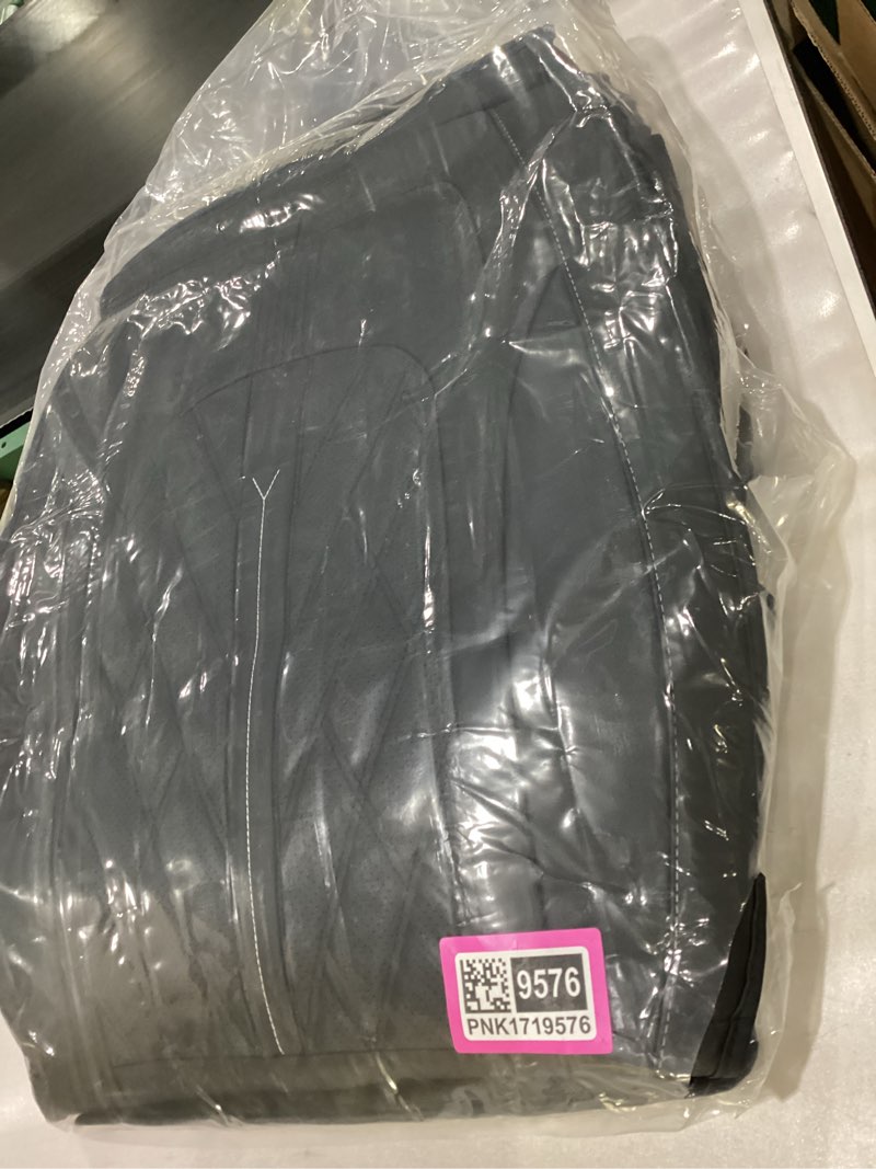 Condition photo showing New/Like New for Seat Covers Fit for Dodge RAM 1500 2002-2024 2025 2026: Compatible with RAM 1500 2500 3500 Crew Double Quad Cab Truck Pickup Car Seat Cover Faux Leather Seat Covers(Curved Bench, Full Set, Black) 017# Blackline 5 Seats-(Cruved Bench)