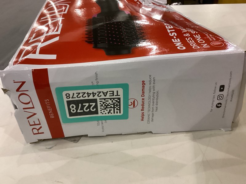 Condition photo showing New/Like New for REVLON One-Step Volumizer Hair Dryer and Styler – Easy Salon-Style Blowouts – Less Frizz, More Shine, and Reduced Heat Damage, for All Hair Types and Lengths (Black) Black 1.0 VOLUMIZER
