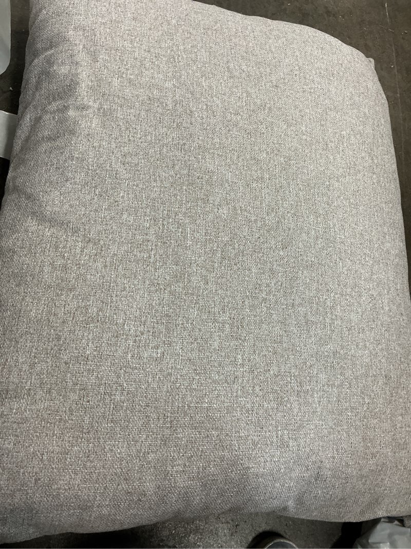 Condition photo showing Good Condition for textured chenille 23"x23" arctic ivory throw pillow cover 2 set 