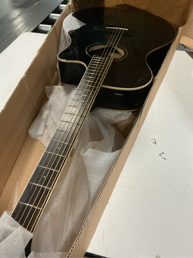 Condition photo showing Good Condition for Yamaha APX600 OBB Thin Body Acoustic-Electric Guitar, Oriental Blue Burst