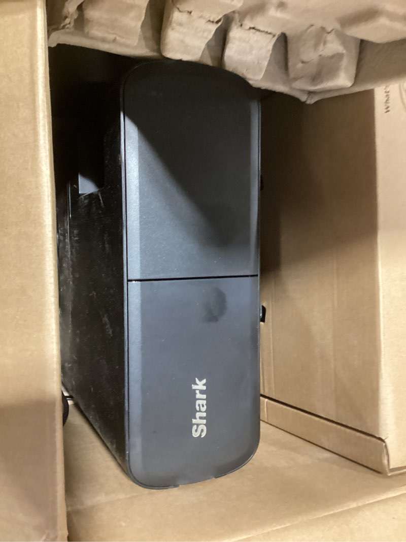 Condition photo showing As Is for Shark PowerDetect NeverTouch, Self-Empty & Self-Refill, Robot Vacuum and Mop with Bagless, 30-Day Debris Capacity HEPA Base, 30-Day Capacity Refill Tank, Pad Dry, Black, AV2810YS Wet+Dry & 30-Day Self-Refilling - Black