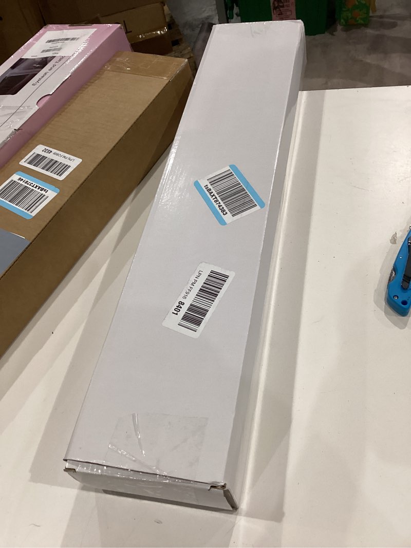 Condition photo showing Good Condition for febwind 4 pack 24-inch long clear acrylic floating shelves u shape wall shelf for book display makeu