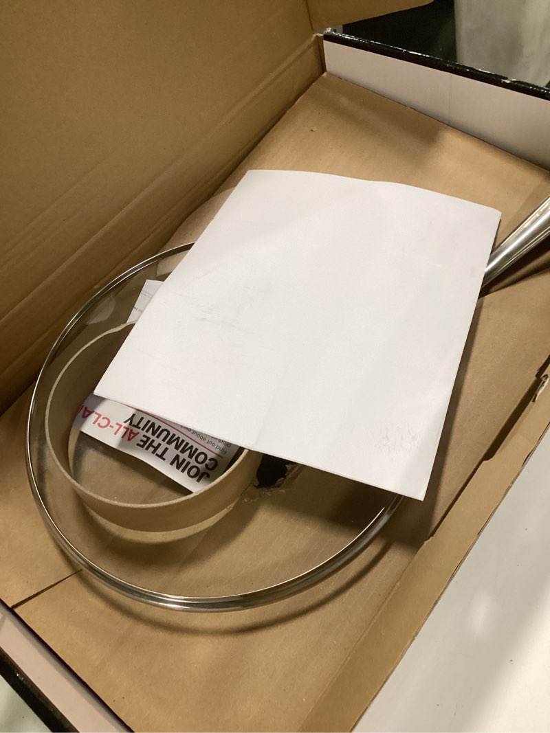 Condition photo showing Good Condition for All-Clad HA1 Hard Anodized Nonstick Fry Pan 12 Inch Induction Oven Broiler Safe 500F, Lid Safe 350F Pots and Pans, Cookware Black 12" Fry Pan With Lid