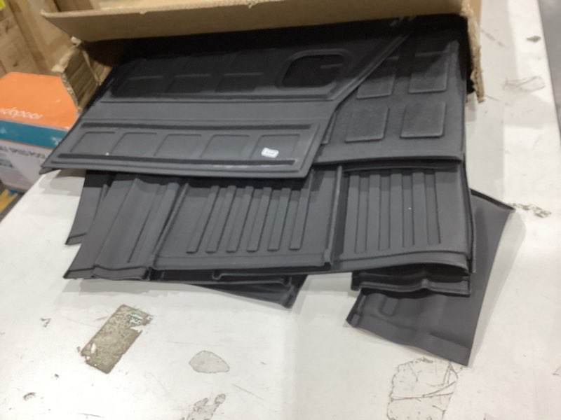 Condition photo showing Good Condition for floor mats compatible with 2022-2025 2026 kia carnival 8 seater mpv no hybrid&prestige trunk liner cargo liner cargo mat 2024 carnival accessories (floor mats+trunk mat+backrest mats)