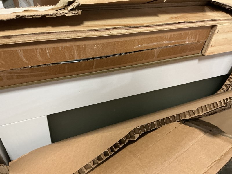 Condition photo showing Good Condition for finosen preassembled sliding clo...surface, easy to install, white mc292-xlx1-fi