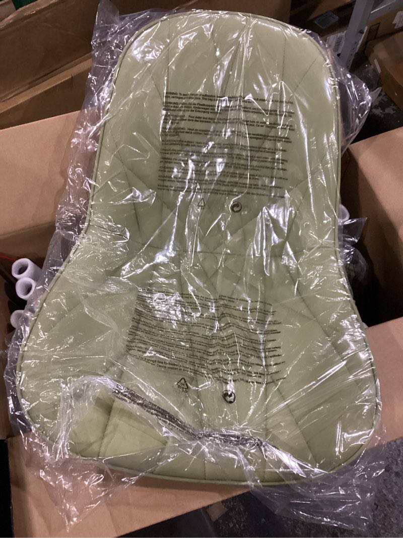 Condition photo showing New/Like New for Rowill Dining Chairs Set of 2 Modern Faux Leather Kitchen Chairs with Thickened Metal Frame, Scratch-Resistant Upholstery,Widened Seat & Adjustable Anti-Slip Pads, Cushioned Backrest for Kitchen,Green… similar to stock photo