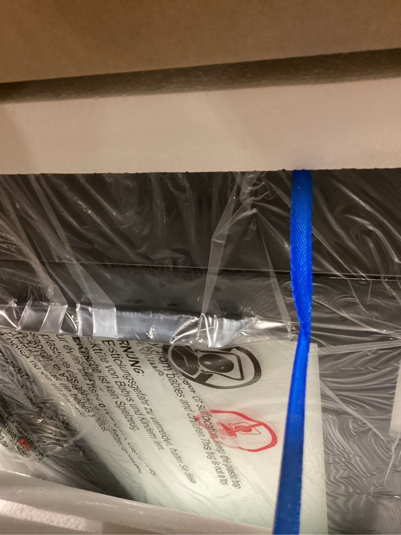 Condition photo showing As Is for ONBRILL 50” Electric Fireplace Insert, Ultra Slim Fireplace with 2 Heat Fans, 750/1500W Recessed Fire Place with 12 Flame Color, Touch Screen and Remote Control 50inch