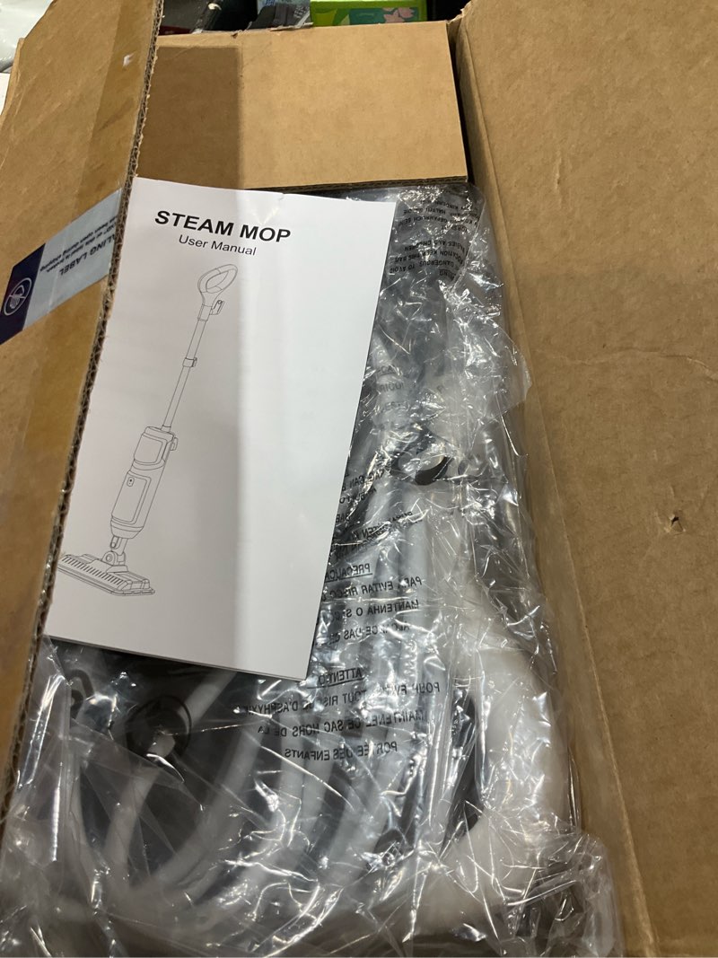 Condition photo showing Good Condition for steam mop for floor cleaning, multi-purpose steam cleaner with handheld steamer & accessories, deep cleaning floor steamer for hardwood and tile, pet-friendly steam mop for home
