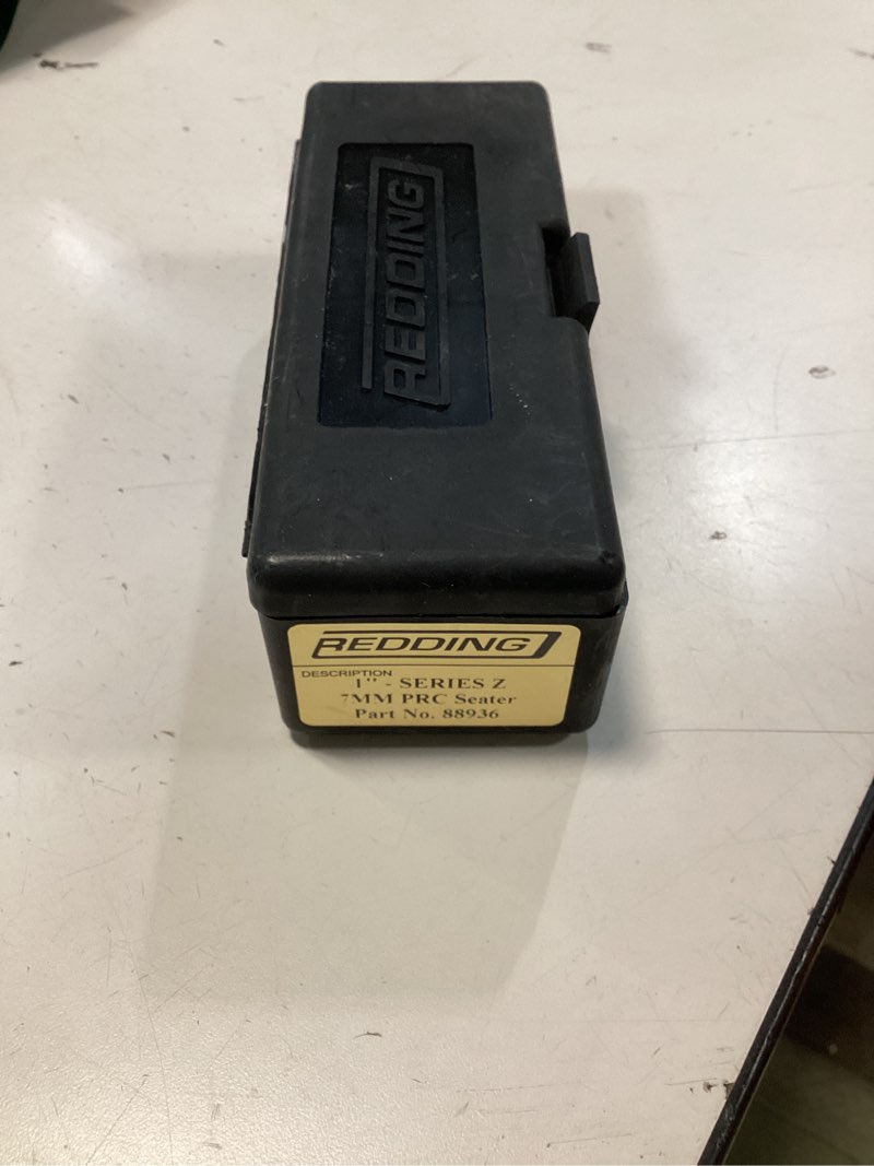 Condition photo showing As Is for Redding 7MM PRC 1" Series Z Seat Die