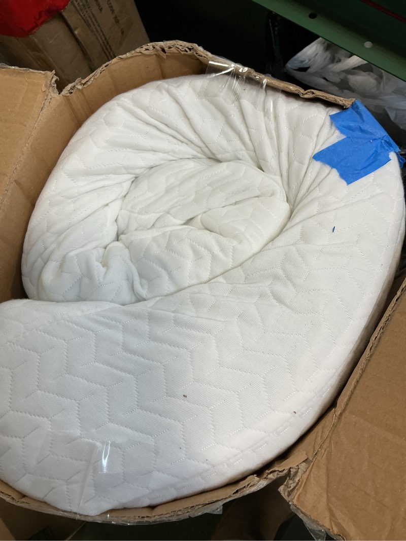 Condition photo showing As Is for Dream On Me Baby Zzz 5” Full-Size Crib & Toddler Bed Mattress in a Box – GREENGUARD Gold & JPMA Certified, Breathable, Water-Resistant, Machine Washable Cover, Fits Full Size Baby Cribs & Toddler Beds Baby Zzz Mattress